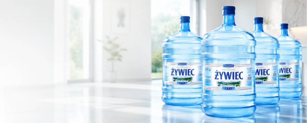 Wygodna dostawa wody Żywiec Perła 18,9 l do domu, biura i firmy.